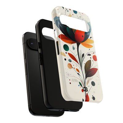 Burnt Petal Abstract · Tough Phone Case for Google Pixel