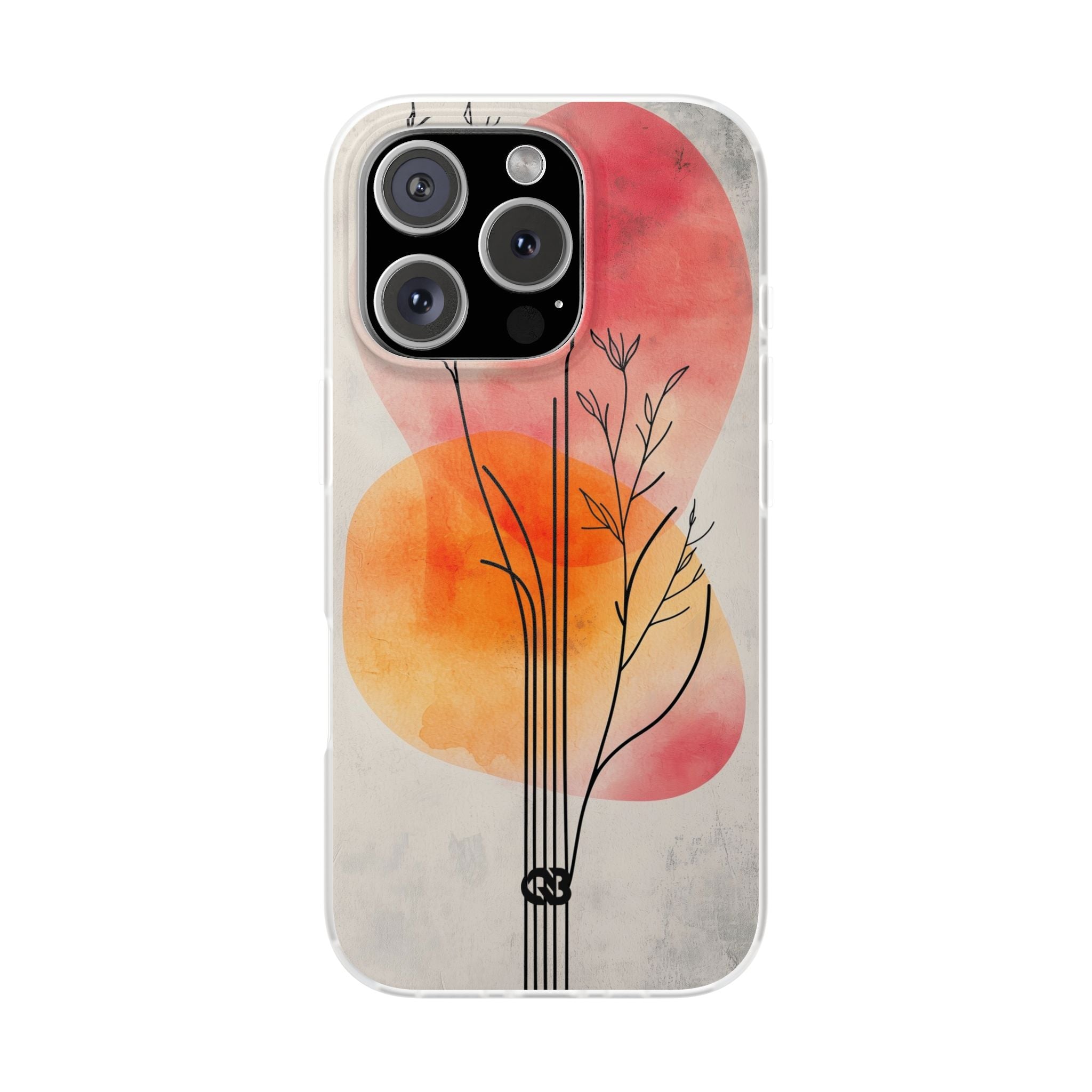 Crimson Bloom Lineage · Soft Phone Case for iPhone