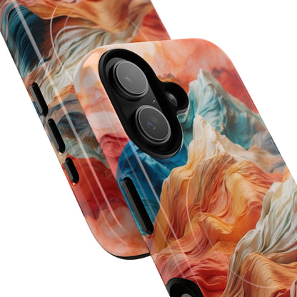 Fabric Peaks Cream iPhone 17 Case - Tough+ - CASE•BOB