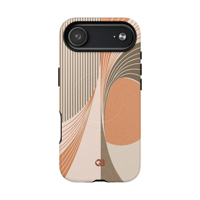Orange Tough 2.0 Magsafe Phone Case for iPhone - Desert Arc Horizon