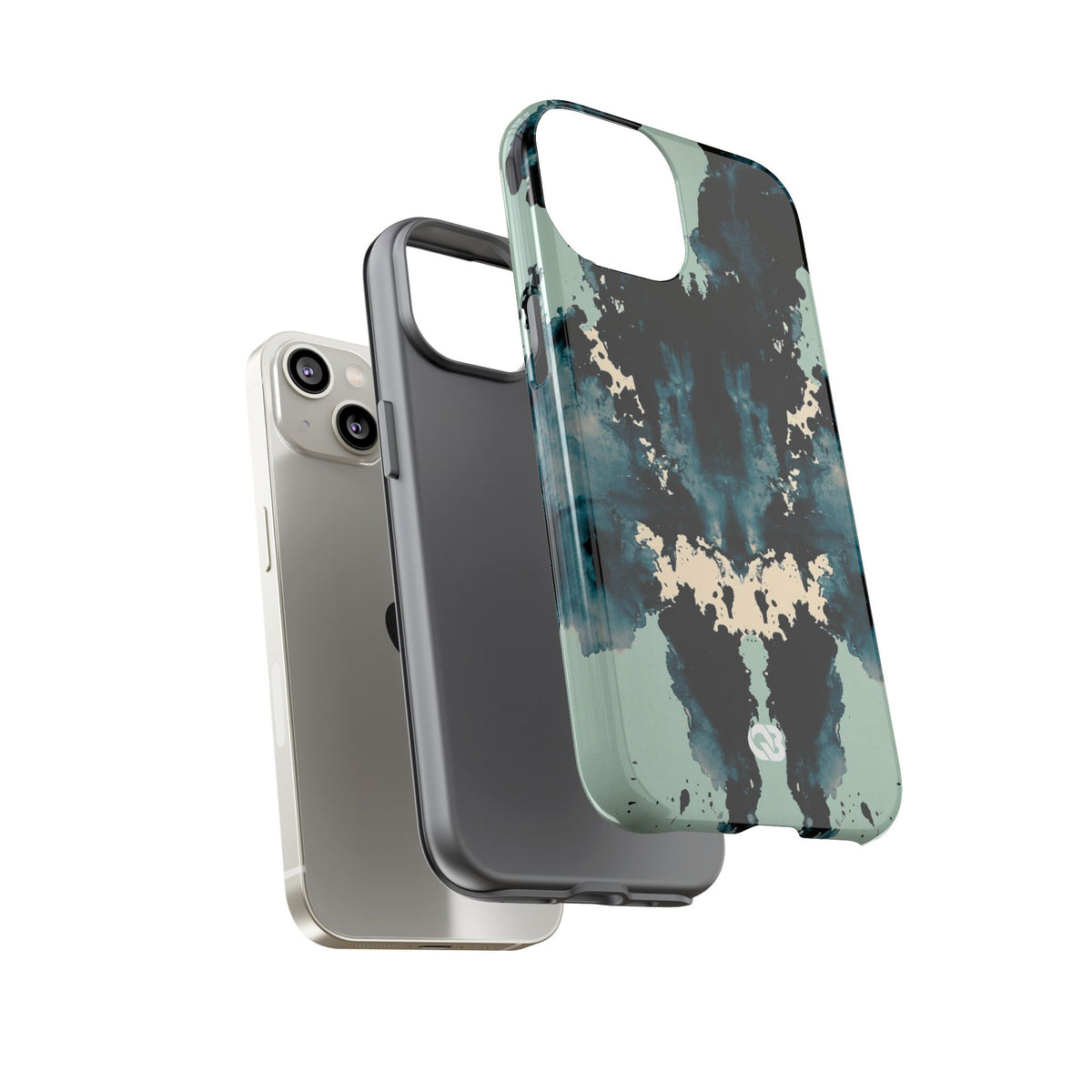 Rorschach Ink Void · Tough Phone Case for iPhone · Black