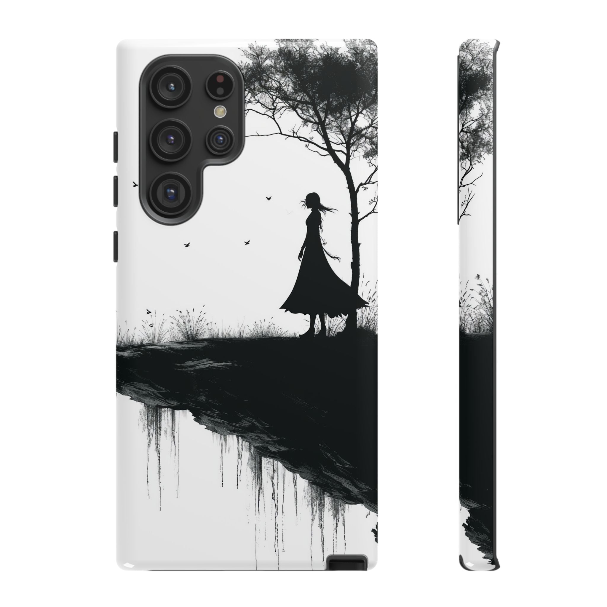 Cliffside Silhouette Samsung S22 Ultra Case - Tough