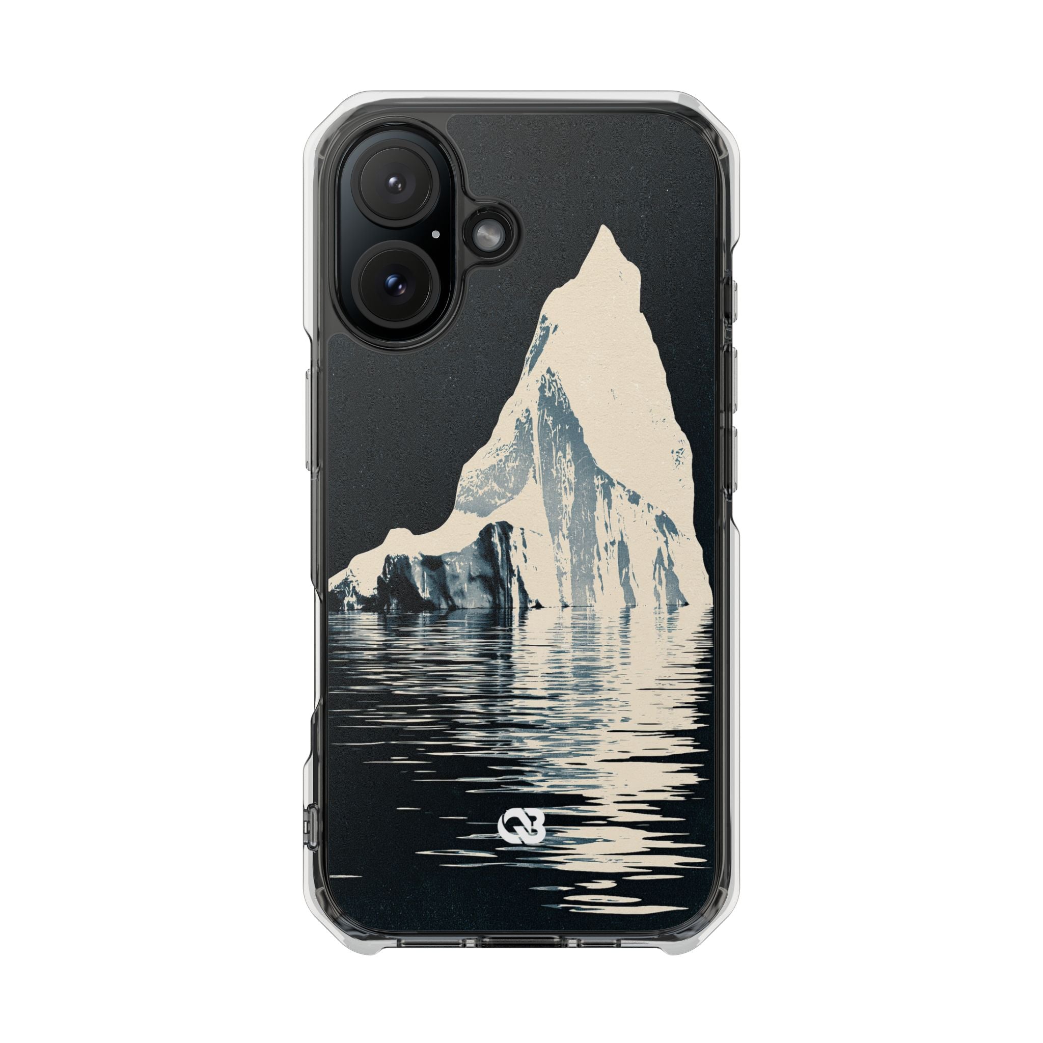 Blue Impact MagSafe Phone Case for iPhone - Frozen Navy Monolith