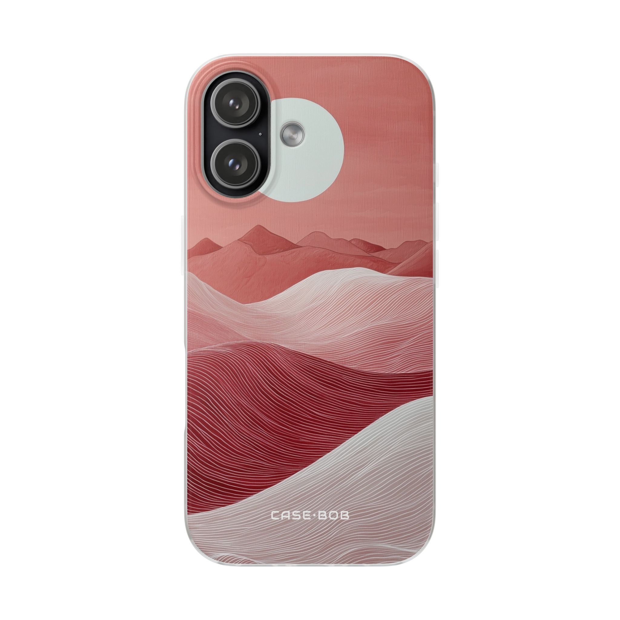 White Orb Dunes iPhone 17 Case - Soft - CASE•BOB