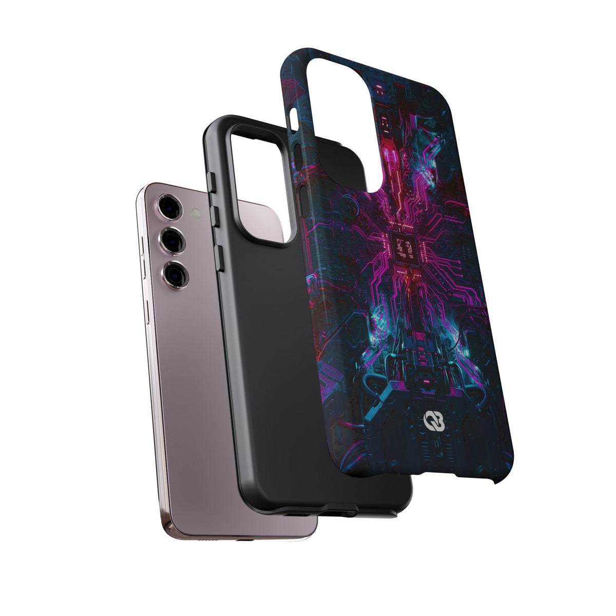 Neural Circuit Core · Tough Phone Case for Samsung · Black