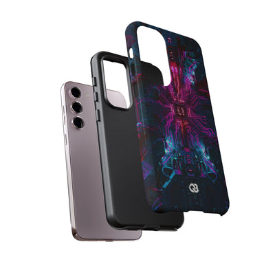 Neural Circuit Core · Tough Phone Case for Samsung · Black