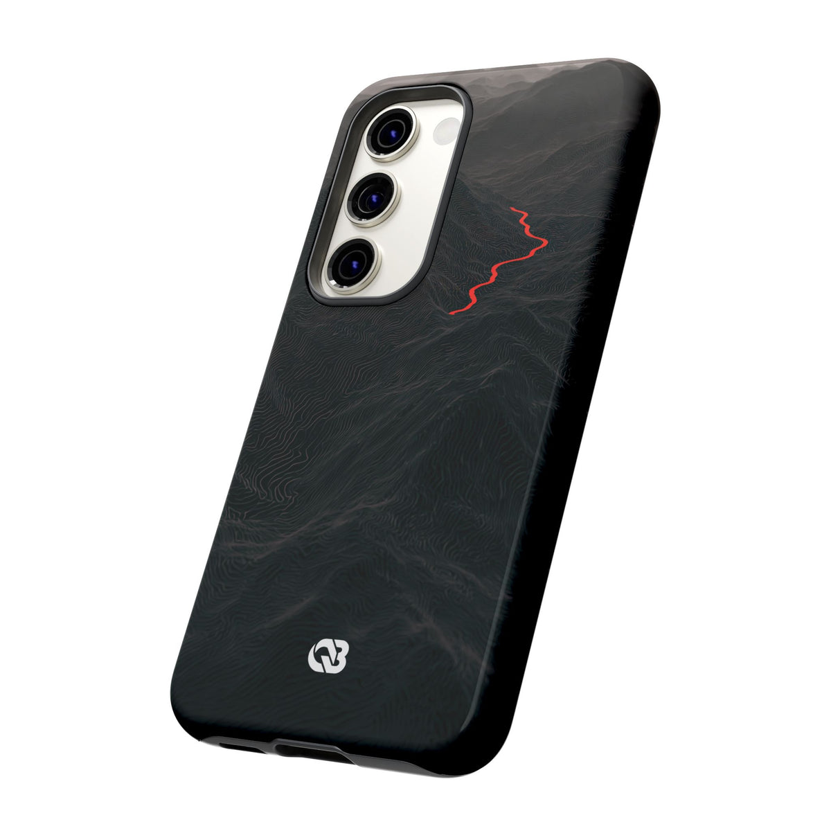Crimson Ridge Pass · Tough Phone Case for Samsung · Black