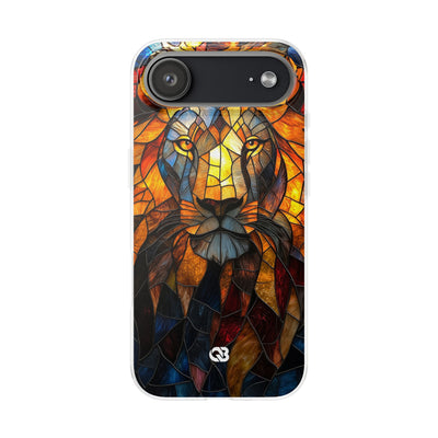 Amber Glass Lion · Soft Phone Case for iPhone