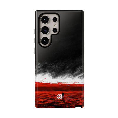 Crimson Void · Tough Phone Case for Samsung · Black