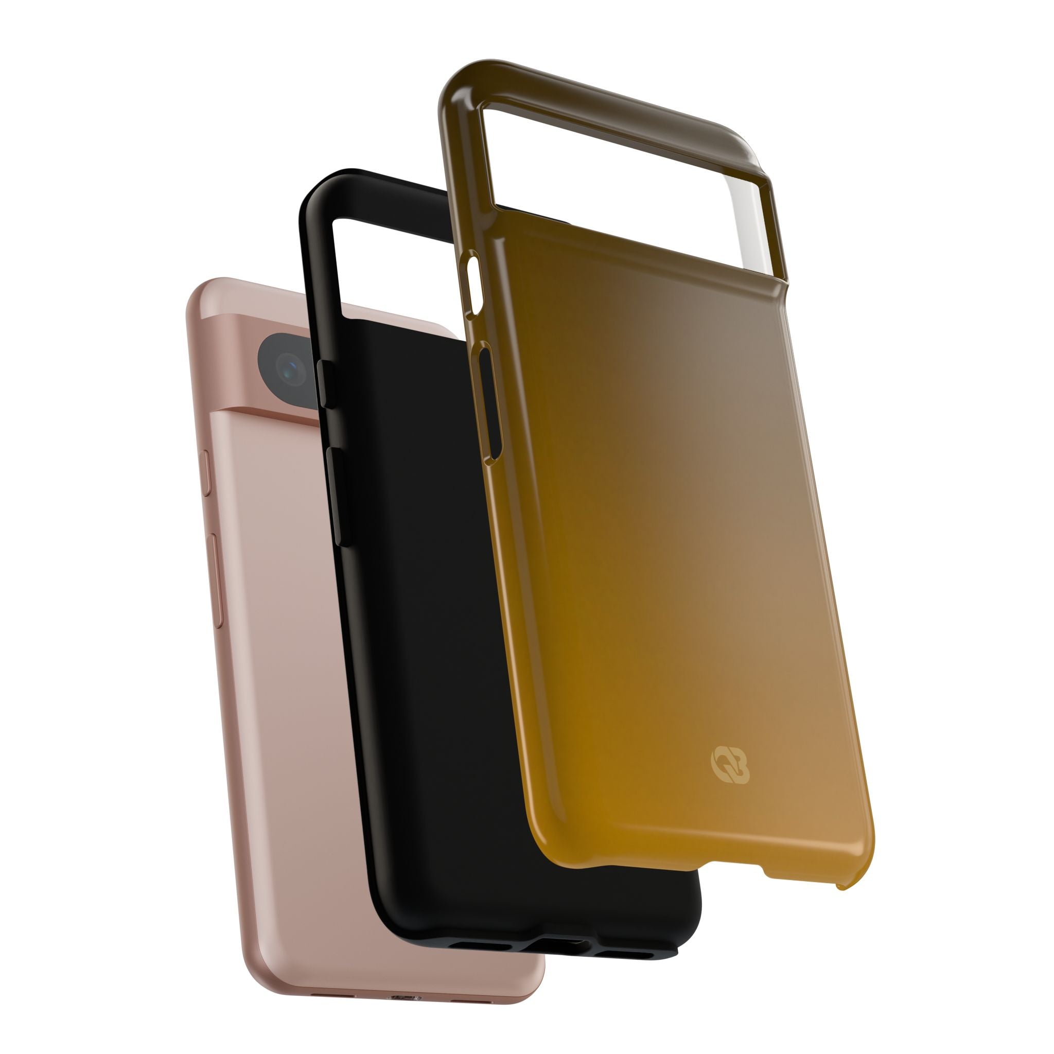Gold Tough Phone Case for Google Pixel - Scorched Gold Haze