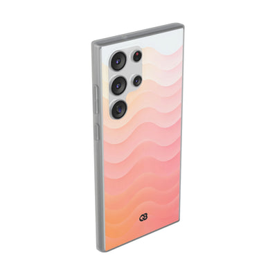 Blush Horizon Waves · Lite Phone Case for Samsung · Pink