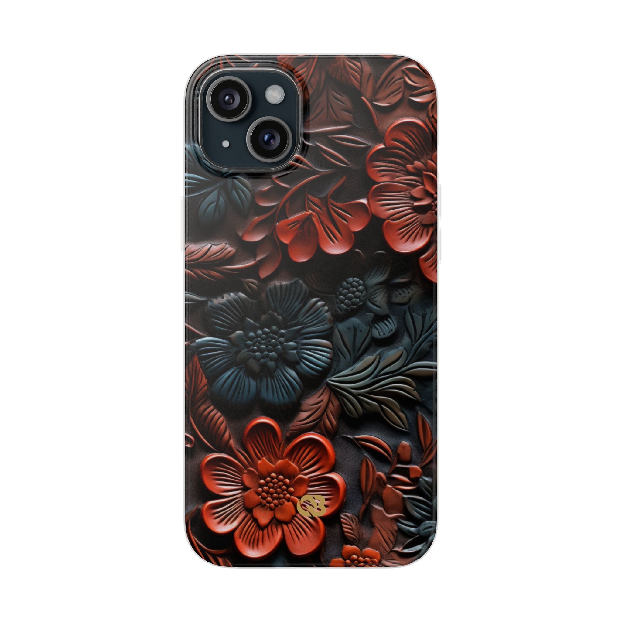 Carved Earth Bloom · Soft Phone Case for iPhone