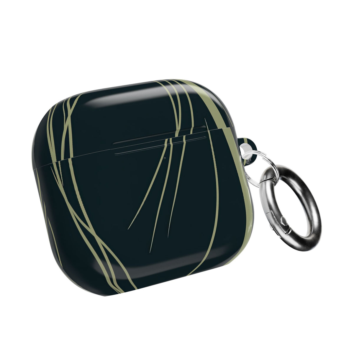 Serpentine Reeds · Hard Case for AirPods & AirPods Pro · Green