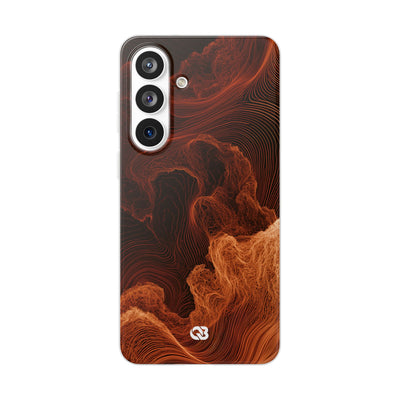 Amber Filament · Lite Phone Case for Samsung · Orange