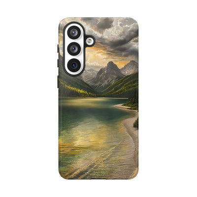 Gilded Mountain Lake · Tough etui na telefon dla Samsung