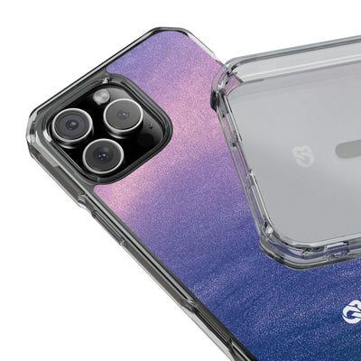 Ethereal Violet Glow · Clear Impact Magnetic Phone Case for iPhone · Purple