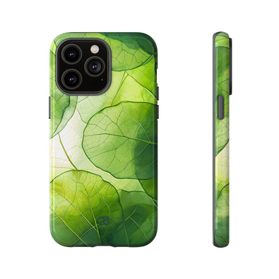 Emerald Leaf Veins · Tough Phone Case for iPhone
