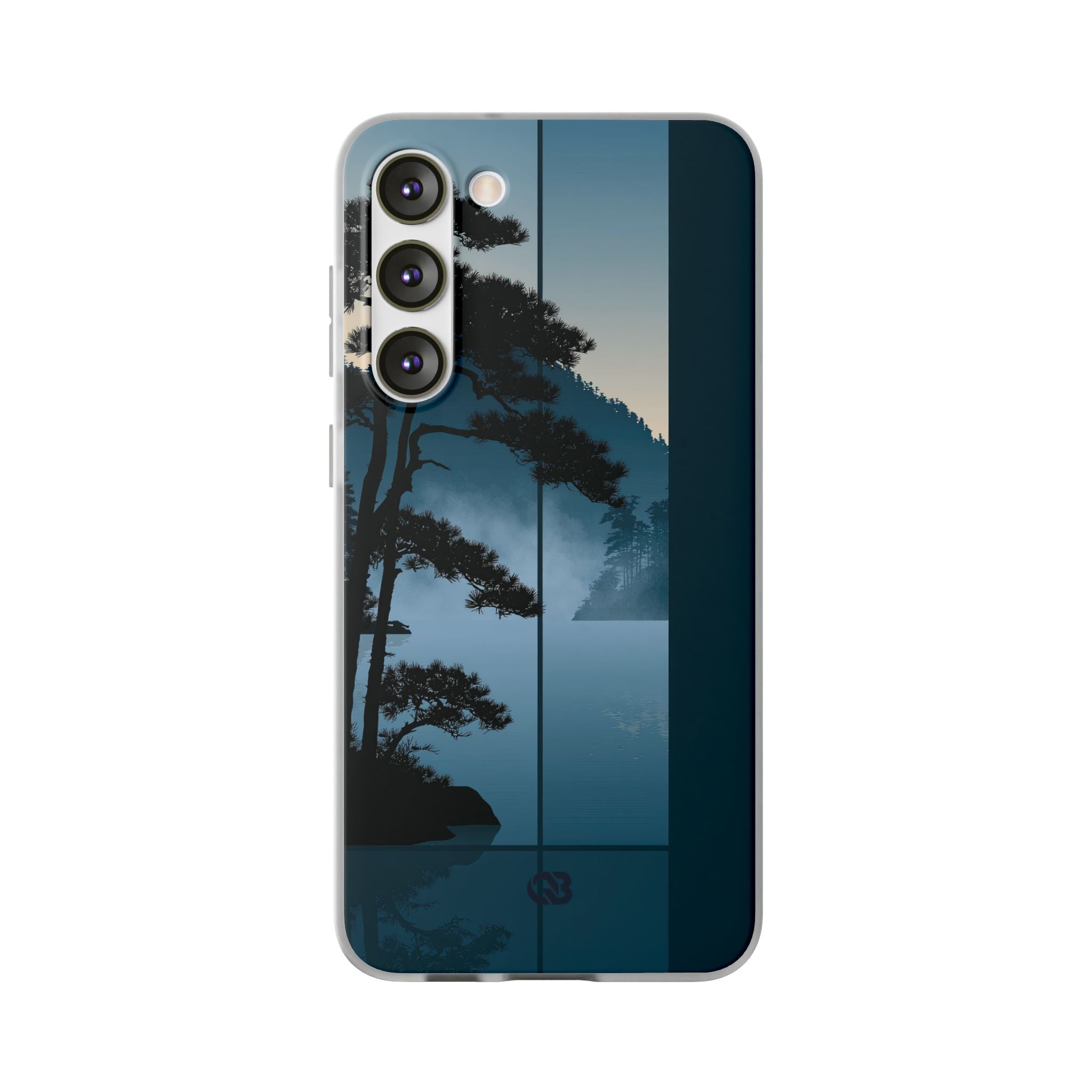 Blue Lite Phone Case for Samsung - Kyoto Mist Pine