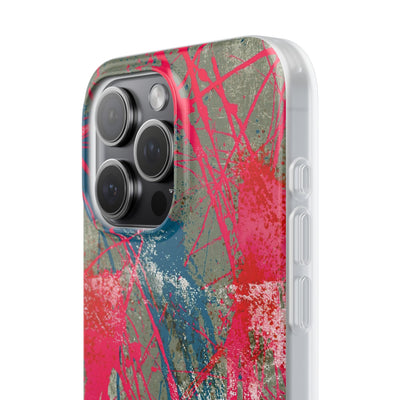 Neon Static Drip · Lite Phone Case for iPhone ·  Pink