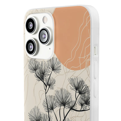Spiky Tree Sunset iPhone 13 Pro Max - Soft