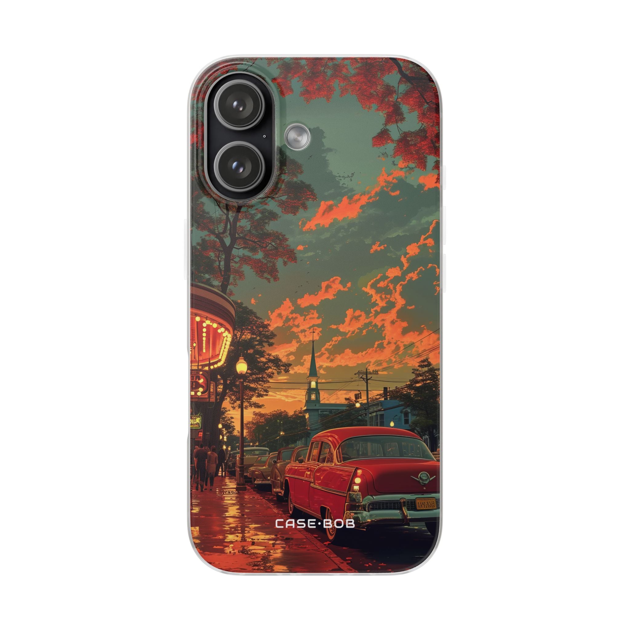 Crimson Classic iPhone 17 Case - Soft - CASE•BOB