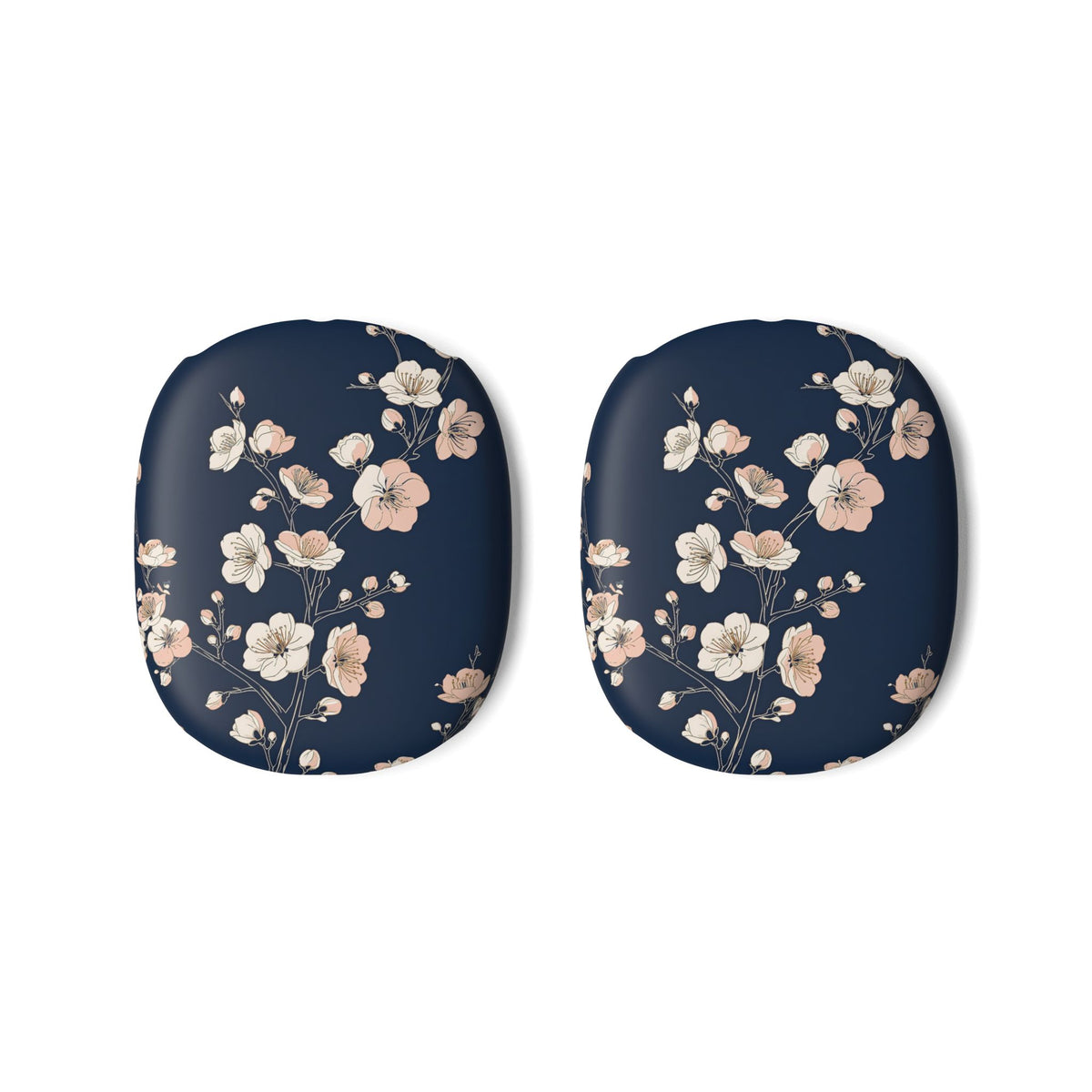 Midnight Plum Blossom · Hard Case for AirPods Max · Blue
