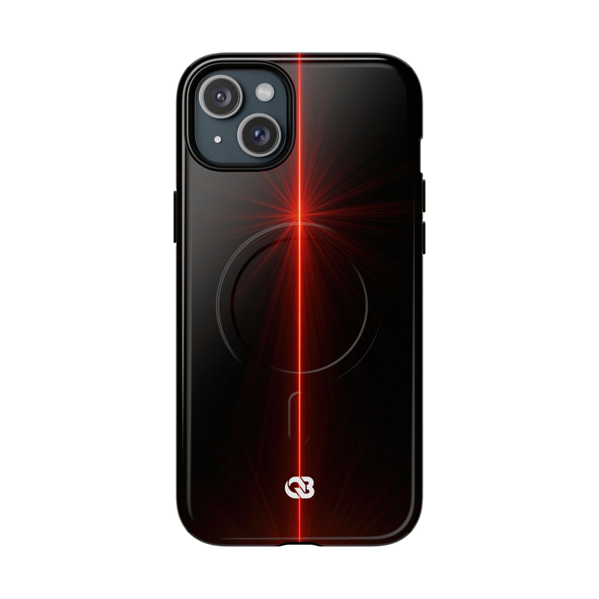 Red Tough 2.0 Magsafe Phone Case for iPhone - Crimson Flare Vector