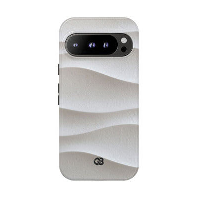 Sculpted Dune Relief · Tough Phone Case for Pixel ·  White