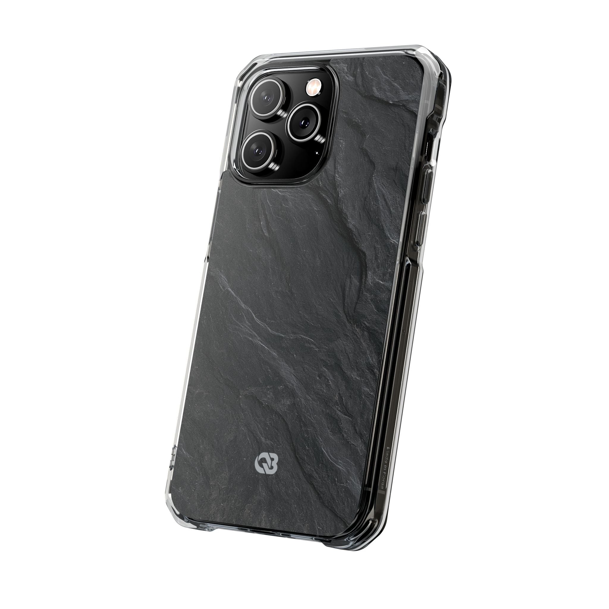 Black Impact MagSafe Phone Case for iPhone - Midnight Slate Ridge