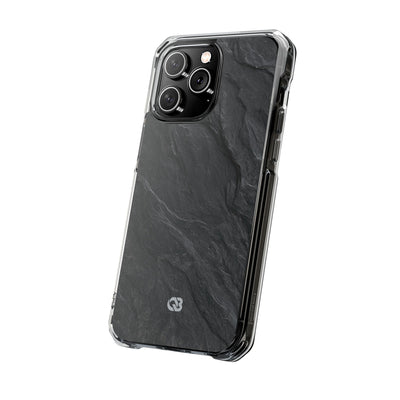 Black Impact MagSafe Phone Case for iPhone - Midnight Slate Ridge
