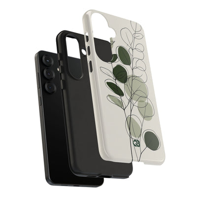 Eucalyptus Foliage Study · Tough Phone Case for Samsung · Green