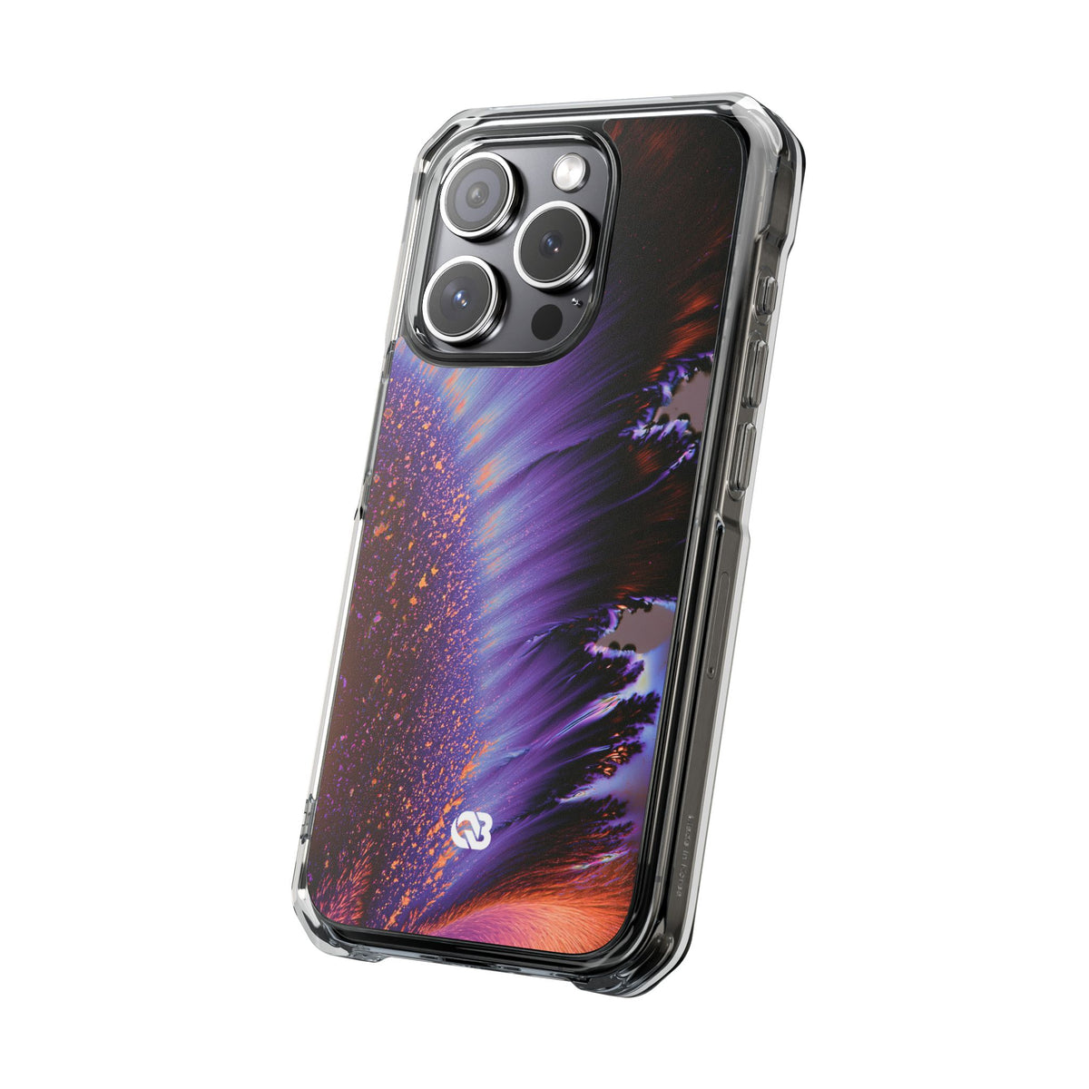Ethereal Corona · Clear Impact Magnetic Phone Case for iPhone · Purple