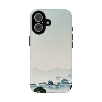 Misty Dynasty Horizon · Tough Phone Case for iPhone · Blue