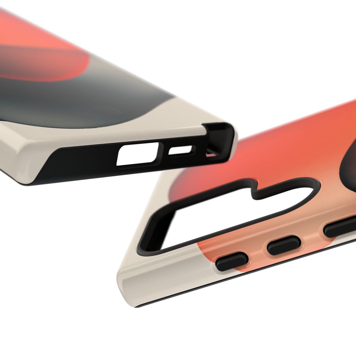 Translucent Crimson Form · Tough Phone Case for Samsung · Red