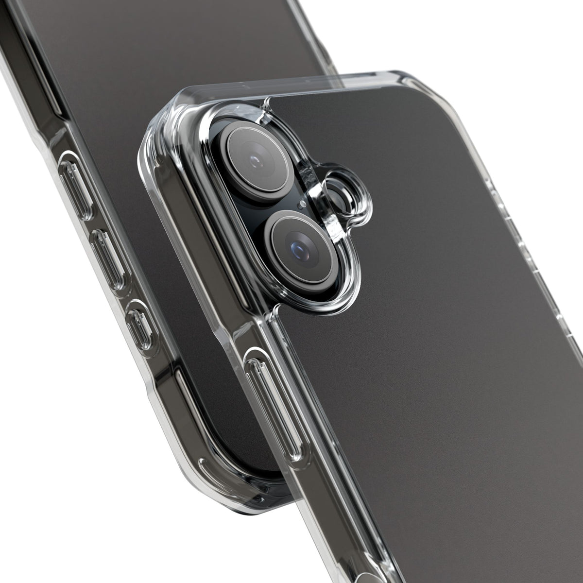 Obsidian Fade · Clear Impact Magnetic Phone Case for iPhone ·  Black