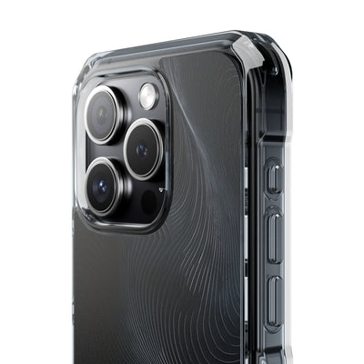 Black Impact MagSafe Phone Case for iPhone - Obsidian Ridge Flux