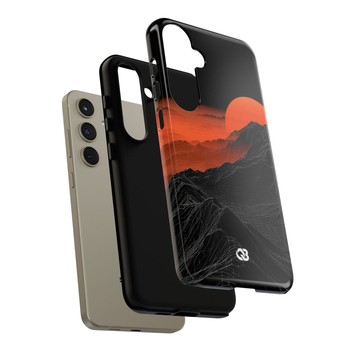 Solar Ridge Mesh · Tough Phone Case for Samsung · Black