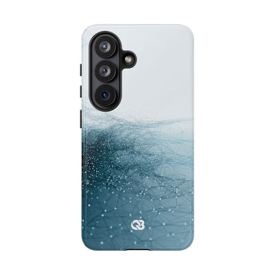Teal Tough Phone Case for Samsung - Arctic Pulse Mesh
