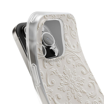 Sculpted Acanthus Relief · Lite Phone Case for iPhone ·  White