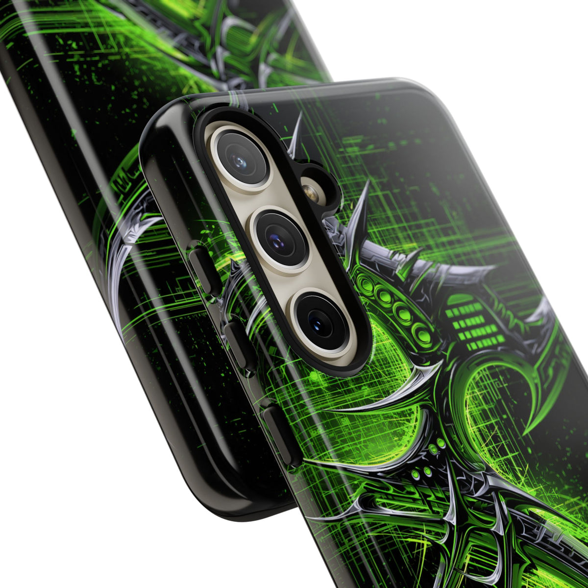 Cyber Sigil Grid · Tough Phone Case for Samsung · Green