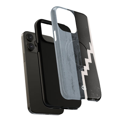 Grey Tough 2.0 Magsafe Phone Case for iPhone - Industrial Concrete Void