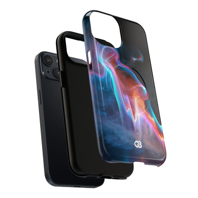 Neon Waveform · Tough 2.0 Magnetic Phone Case for iPhone · Black