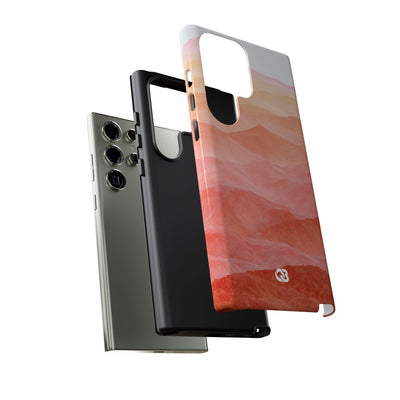Alpenglow Ridge Vista · Tough Phone Case for Samsung · Orange