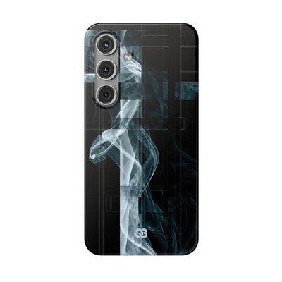 Black Lite Phone Case for Samsung - Arctic Vapor Grid