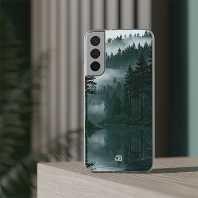 Green Lite Phone Case for Samsung - Misty Evergreen Mirror
