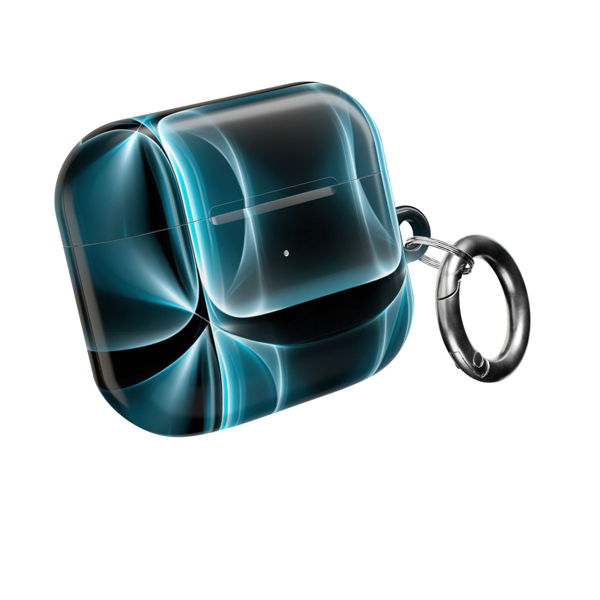 Translucent Cyber Grid · Hard Case for AirPods & AirPods Pro · Teal