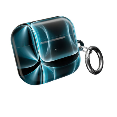 Cyan Core Matrix · Hard Case for AirPods & AirPods Pro · Blue