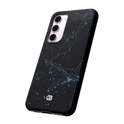 Black Tough Phone Case for Samsung - Arctic Neural Mesh