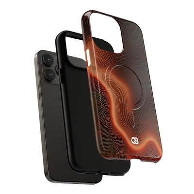 Caldera Ridge · Tough 2.0 Magnetic Phone Case for iPhone · Orange