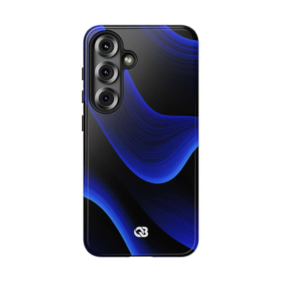 Blue Tough Phone Case for Samsung - Electric Cobalt Flow